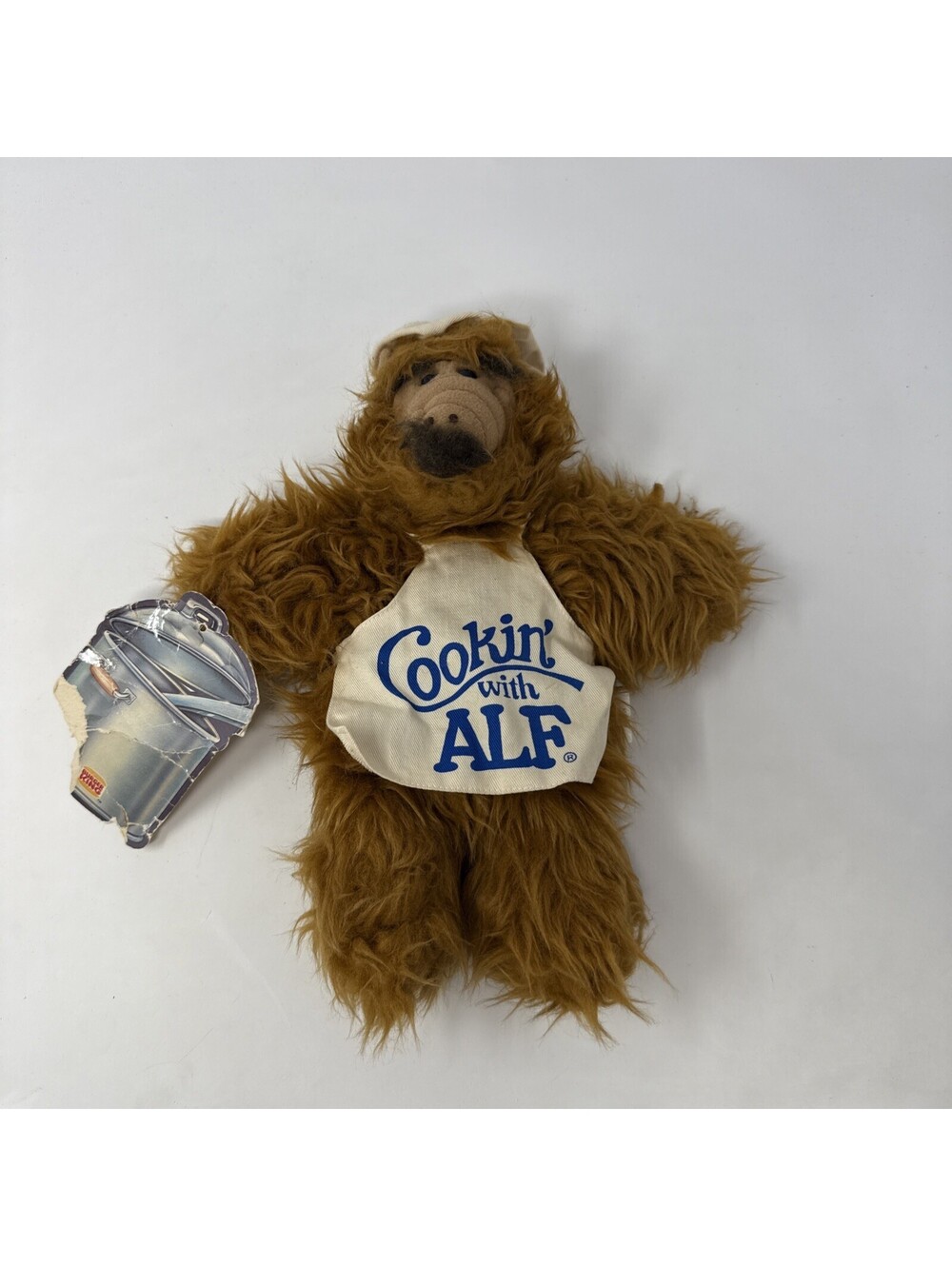 *VINTAGE* 1988 BURGER KING ALF PUPPET PLUSH TOY Many Faces Cookin' with Tags BK